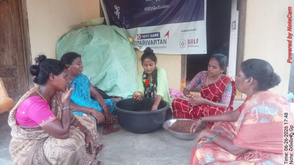 Community members meeting and working together